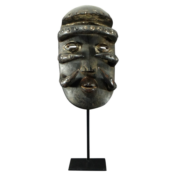 Ouest De La Côte D’ivoire, Peuple Bété, Première Moitié Du XXème Siècle, Superbe Masque En Bois.
