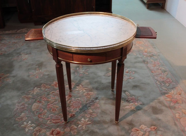 Table Bouillotte en Acajou Début XXe