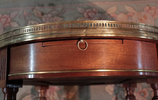 Table Bouillotte en Acajou Début XXe