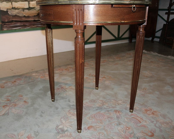 Table Bouillotte en Acajou Début XXe