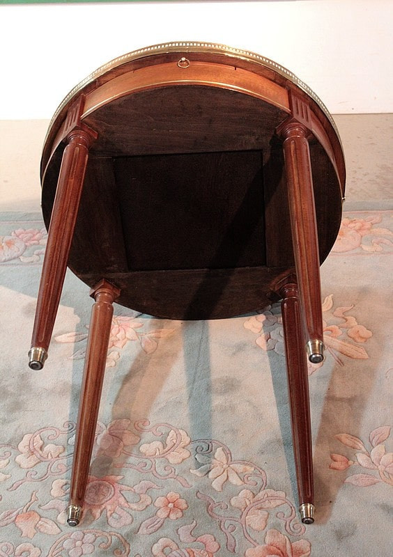 Table Bouillotte en Acajou Début XXe