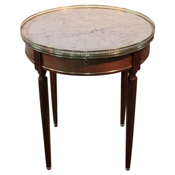 Table Bouillotte en Acajou Début XXe