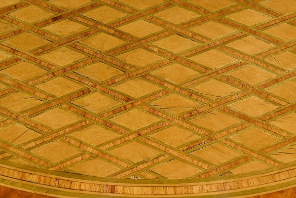 Fioriera in Intarsio di Legno Pregiato, Periodo Napoleone III – Metà del XIX Secolo