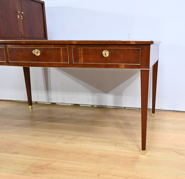 Cartonnier-Schreibtisch aus Mahagoni, Directoire-Zeit – frühes 19. Jahrhundert