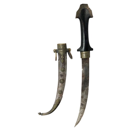 COLTELLO chiamato Koumia - Marocco, Nord Africa - Prima metà del XX secolo