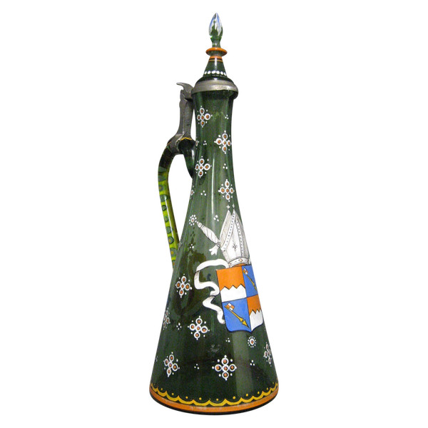 Carafon Aux Armoiries Papale XIXe. 