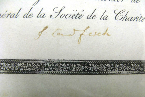 Patent unterzeichnet von Kaiserin Marie Louise. 1. Reich. Napoleon 1