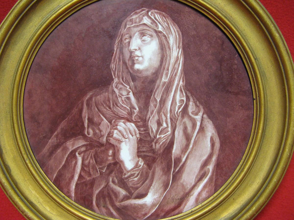 Dipinto su porcellana di Edouard Fromentin 1899.