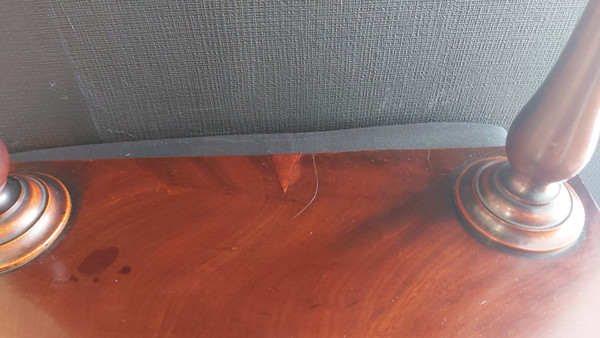 Psyché de table anglaise en acajou
