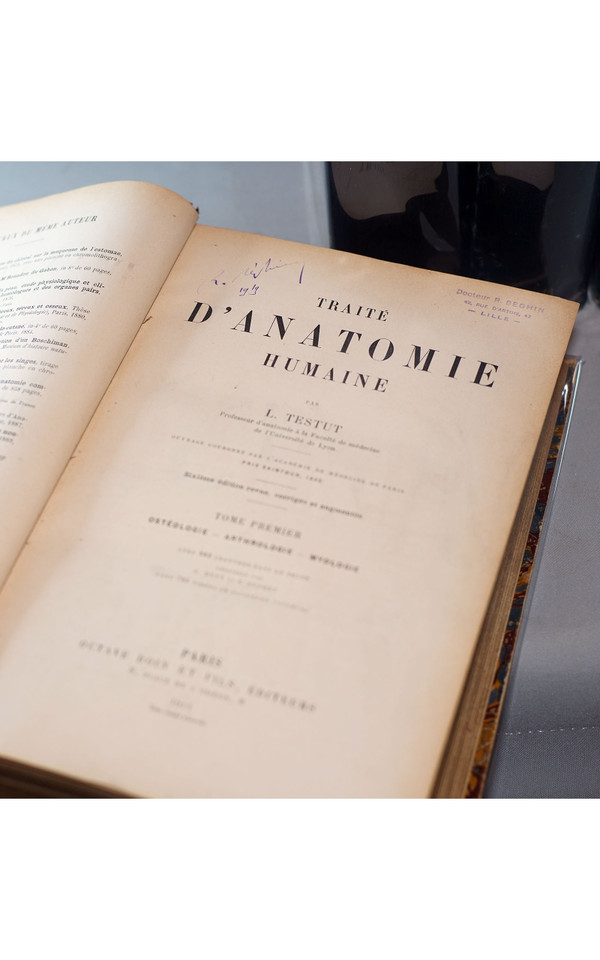 L. TESTUT, TRAITÉ D'ANATOMIE HUMAINE, 4 tomes, 1911 - 1912