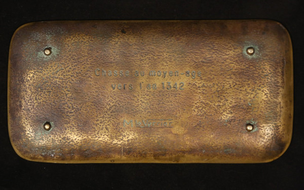Bronze empty pocket  Signed LeVerrier 