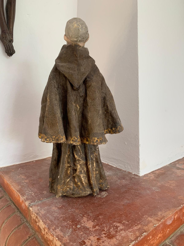 San Pedro de Alcantara sculpture 18th century