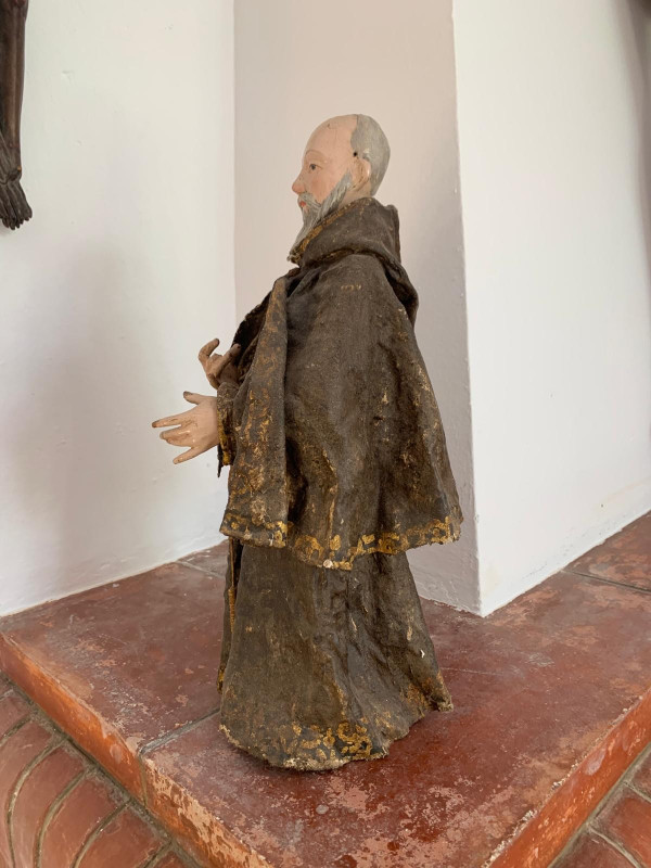 San Pedro de Alcantara sculpture 18th century