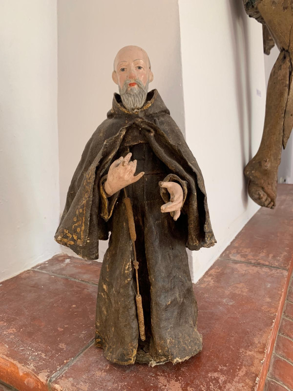 San Pedro de Alcantara sculpture 18th century