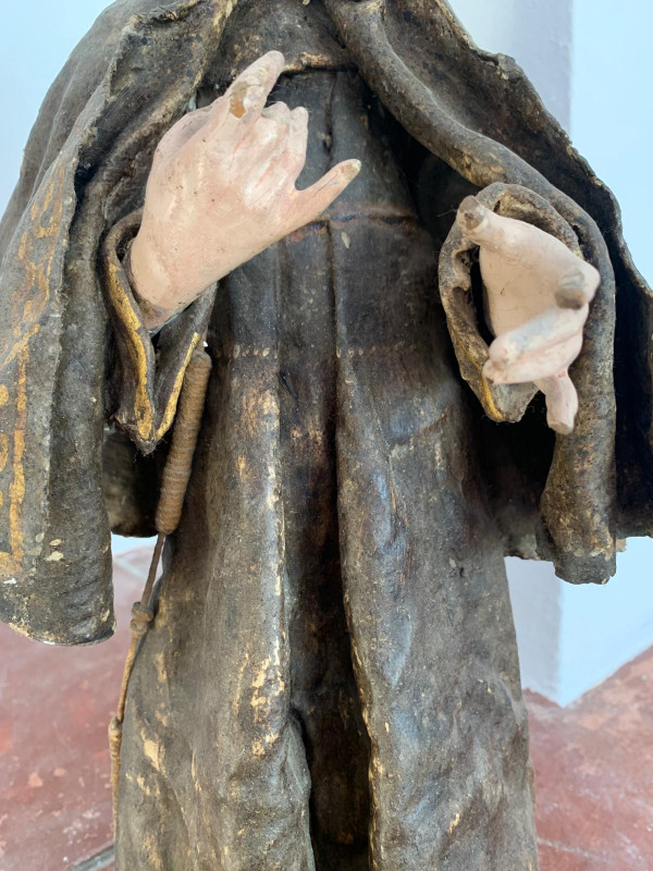 San Pedro de Alcantara sculpture 18th century