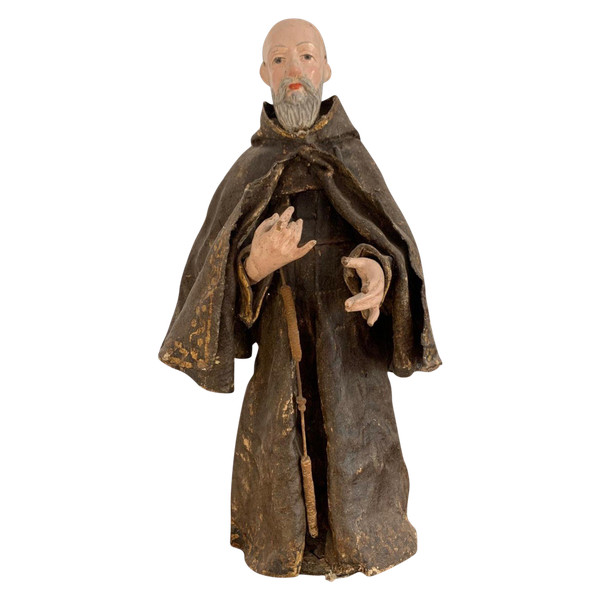 San Pedro de Alcantara sculpture 18th century