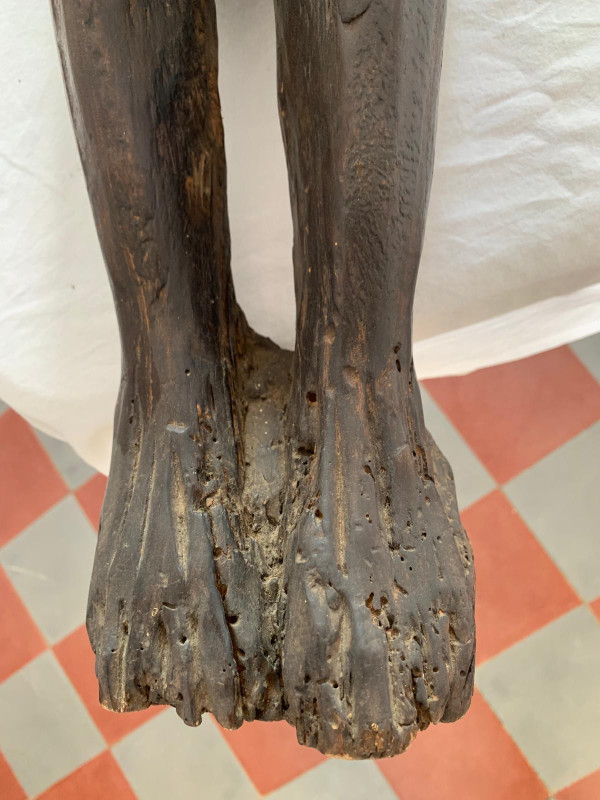 Grande Cristo romanico rustico