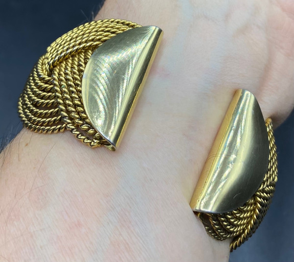 BRACCIALE IN METALLO ORO