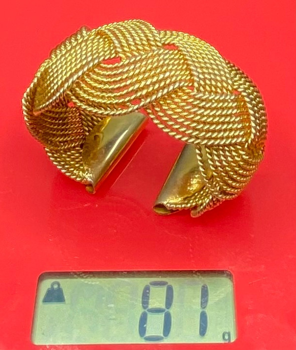 BRACCIALE IN METALLO ORO