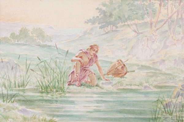 William JULIAN-DAMAZY, Narcisse et L'Attente des Grecs