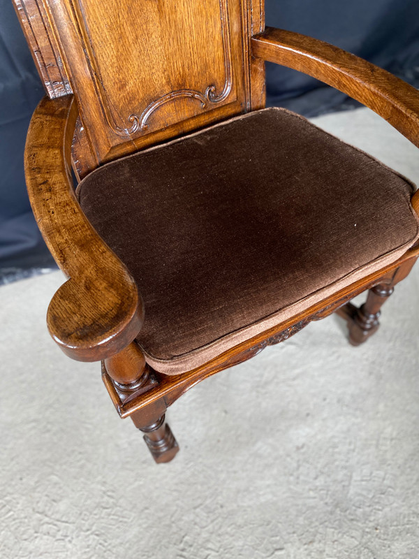 Fauteuil liégeois datant du 19e siècle louis XIV régence 
