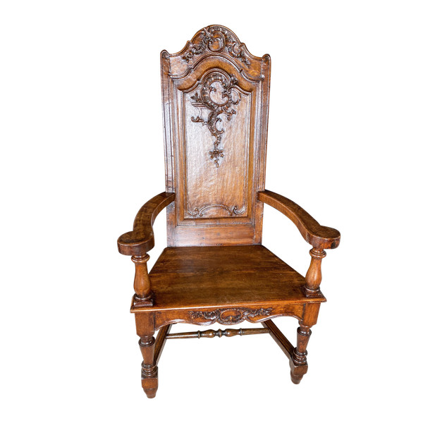 Fauteuil liégeois datant du 19e siècle louis XIV régence 