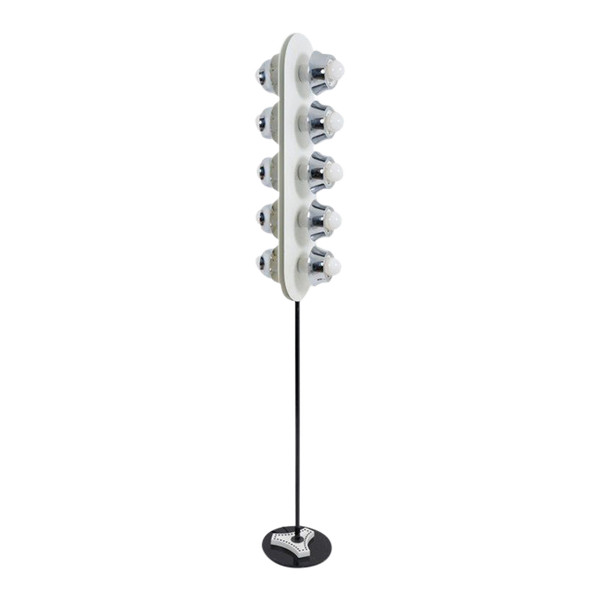 Angelo Cucci. Lacquered metal floor lamp. Circa 1960.