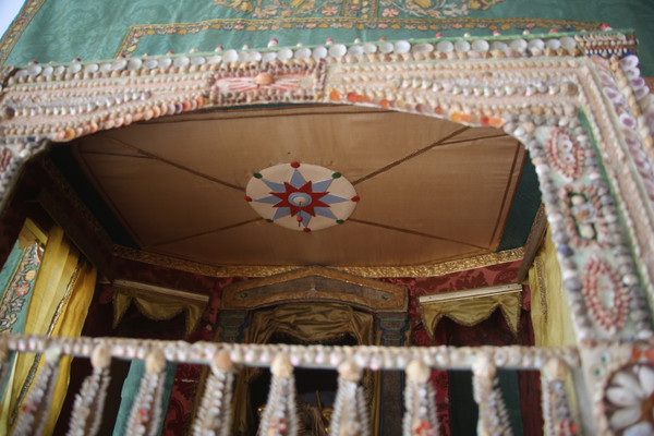 Model of a palace with shells, Italy, late 19th century