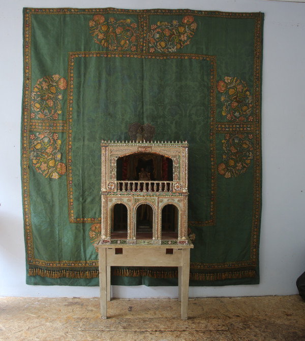 Model of a palace with shells, Italy, late 19th century