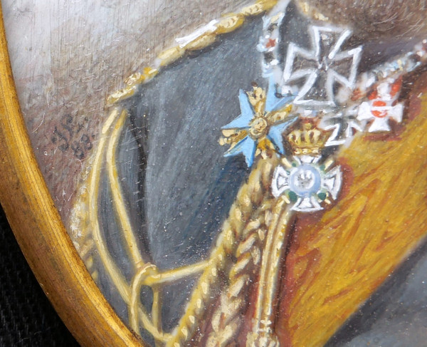 École FRANÇAISE ou ALLEMANDE en 1888, Portrait de Frédéric III de Prusse