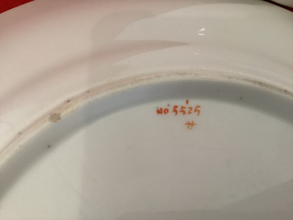 Series of five plates