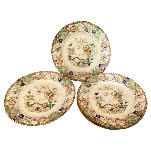 Series of five plates
