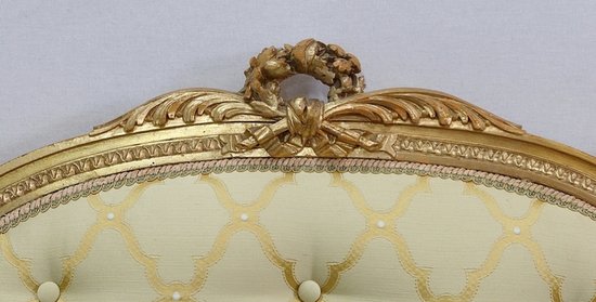 Paire de Fauteuils à la Reine Louis XVI, époque Napoléon III – Milieu XIXème