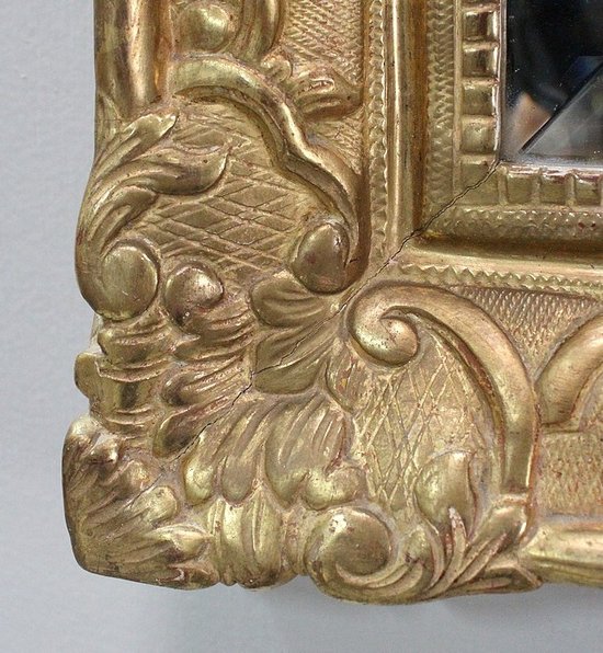  Specchiera in Legno Dorato, Stile Regency - Fine XIX Secolo