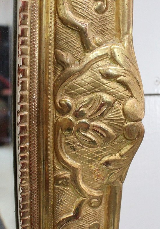  Specchiera in Legno Dorato, Stile Regency - Fine XIX Secolo