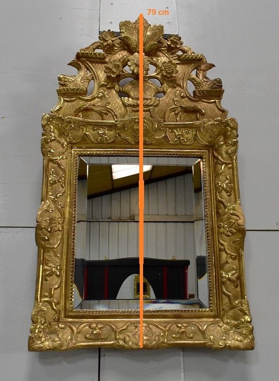  Specchiera in Legno Dorato, Stile Regency - Fine XIX Secolo