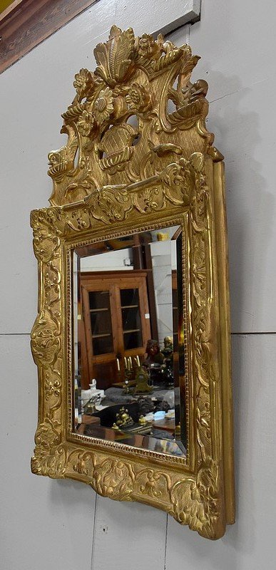  Specchiera in Legno Dorato, Stile Regency - Fine XIX Secolo