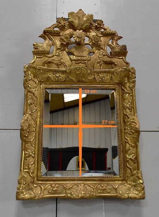  Specchiera in Legno Dorato, Stile Regency - Fine XIX Secolo