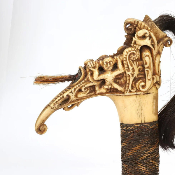 Mandau sword handle - Borneo Island, Indonesia