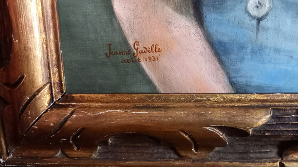 Ritratto di famiglia olio su tela