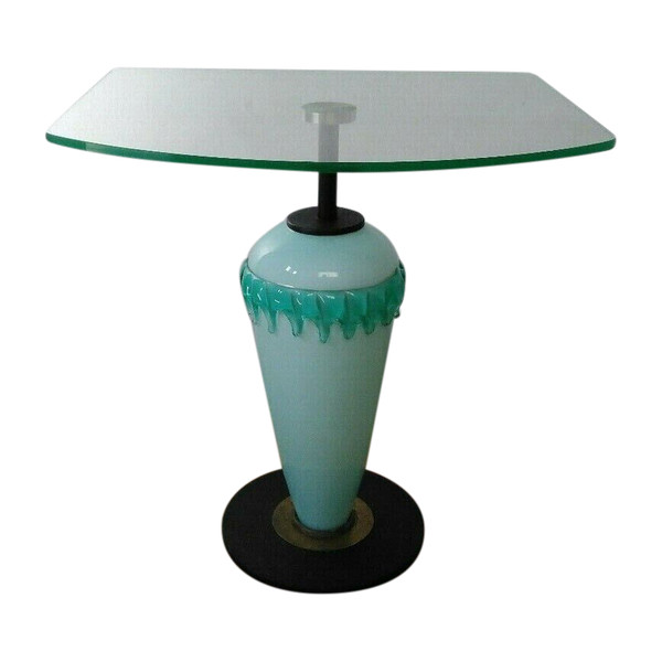 Lampe Guéridon en verre Murano