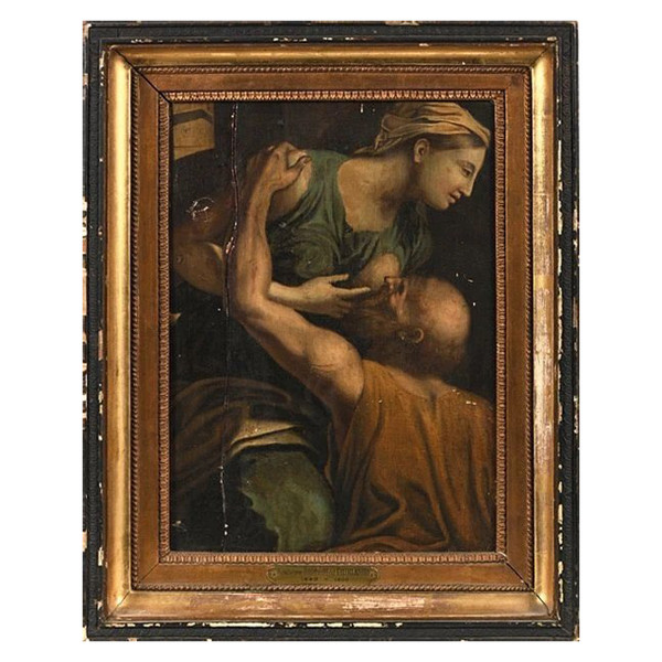 Römische Nächstenliebe - Nach Nicolas Poussin