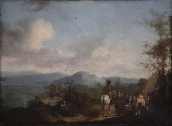 Konvoi in den Bergen - Holländische Schule