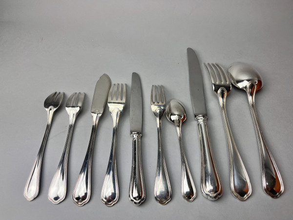 Christofle 132-piece SPATOURS model canteen