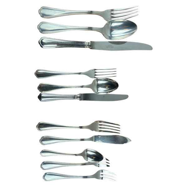 Christofle 132-piece SPATOURS model canteen