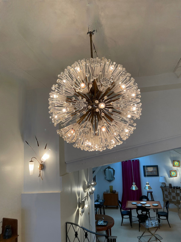 Grande lampadario di Emile Stejnar, Austria, 1960 circa.