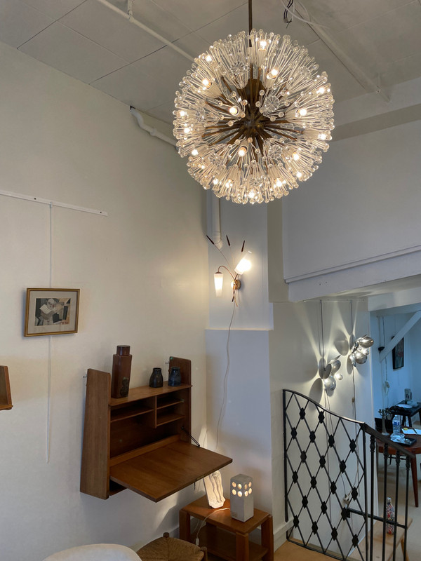 Grande lampadario di Emile Stejnar, Austria, 1960 circa.