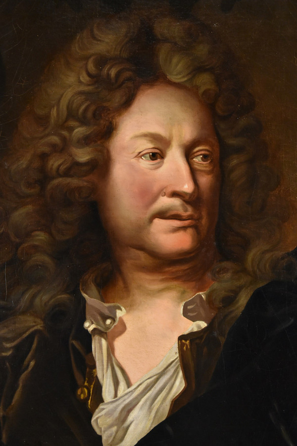 Portrait Of Charles De La Fosse (1636-1716), Hyacinthe Rigaud (perpignan 1659 - Paris 1743) 