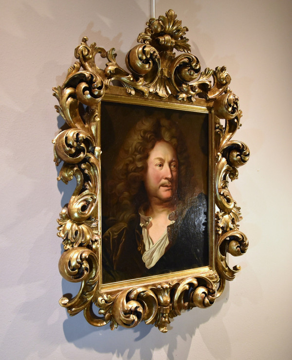 Portrait Of Charles De La Fosse (1636-1716), Hyacinthe Rigaud (perpignan 1659 - Paris 1743) 