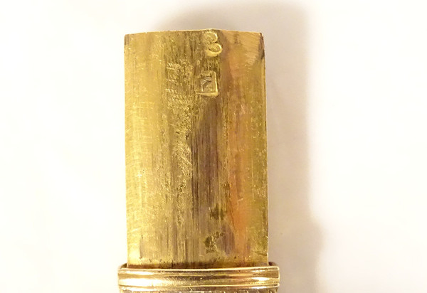 Wachshalfter Massivgold 18 Karat 3 Ors Korb Blumen Vase 30,94gr Ende 18.